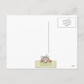 Biker Santa Feestdagenkaart (Achterkant)