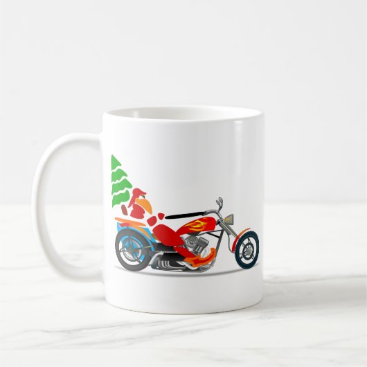 Biker Santa Koffiemok (Links)