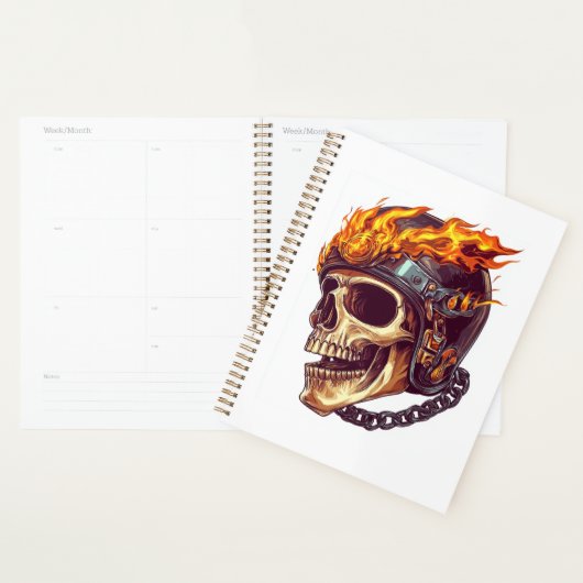 Biker Schedel Reaper Planner (Display)