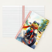 Biker, schrijfster Natasha Us Notitieboek (Binnen)