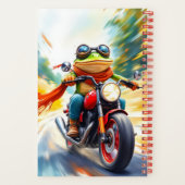Biker, schrijfster Natasha Us Notitieboek (Achterkant)