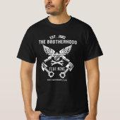 Biker Shirt, korte hoes, broederschap T-shirt (Voorkant)