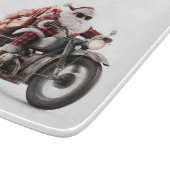 Biker Sinterklaas Kerst Keuken Avontuur Snijplank (Hoek)