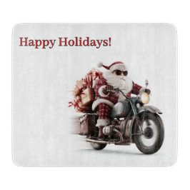 Biker Sinterklaas Kerst Keuken Avontuur Snijplank