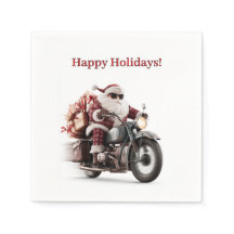 Biker Sinterklaas Kerstfeest Tafelpret