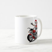 Biker Sinterklaas Koffiemok (Voorkant rechts)