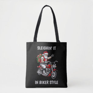 Biker Sinterklaas Tote Bag
