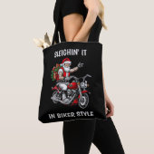 Biker Sinterklaas Tote Bag (Dichtbij)