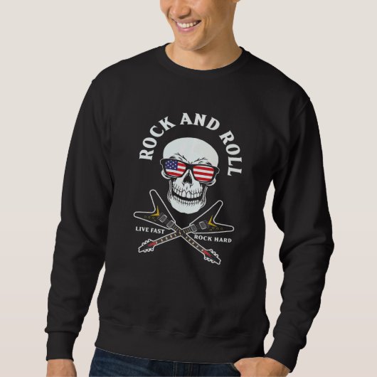 Biker Skelet Dood Mystic Bone 2 Trui (Voorkant)