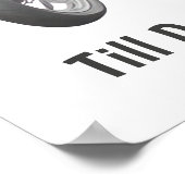 Biker Skelet Paar Poster (Hoek)