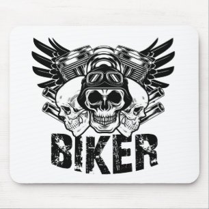 Biker-skull Muismat