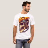 Biker Skull Reaper T-shirt (Voorkant volledig)