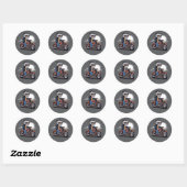 Biker Skull Rider Sticker (Vel)