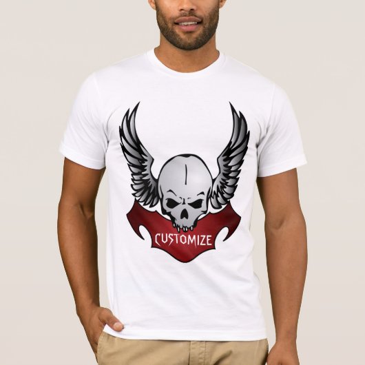 Biker Skull T-shirt (Voorkant)