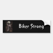 Biker Strong Bumpersticker (Voorkant)
