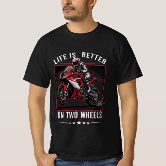 Biker T-Shirt (Voorkant)