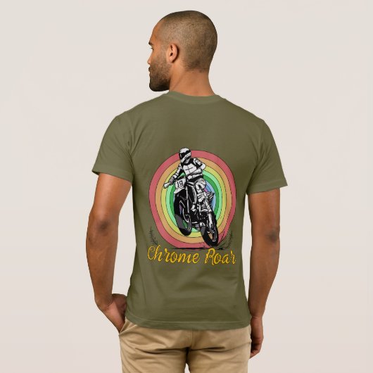 biker T-shirt (Achterkant volledig)