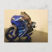Biker Toad Briefkaart (Voorkant)