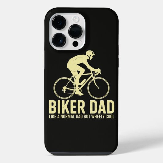 Biker Vader Als Een Gewone Vader iPhone Hoesje (Achterkant)
