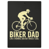Biker Vader Als Een Gewone Vader Klembord (Achterkant)