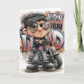 Biker Vader Motor Kaart (Voorkant)