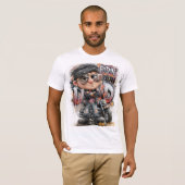 Biker Vader Motorrijden T-shirt (Voorkant volledig)