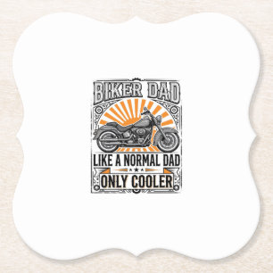 Biker Vader Vintage Motorfiets Vector Design_1 Kartonnen Onderzetters