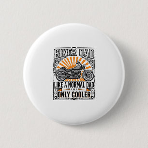 Biker Vader Vintage Motorfiets Vector Design_1 Ronde Button 5,7 Cm