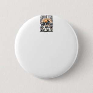 Biker Vader Vintage Motorfiets Vector Design_1 Ronde Button 5,7 Cm