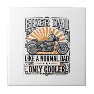 Biker Vader Vintage Motorfiets Vector Design_1 Tegeltje