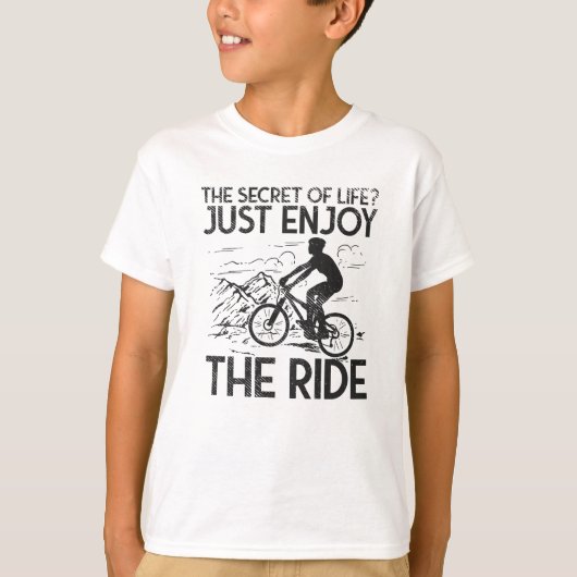 Biker van Mountain Biking T-shirt (Voorkant)