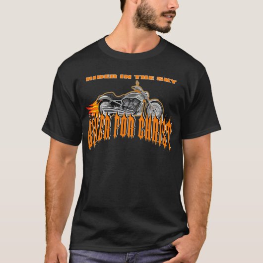 Biker voor Christus T-shirt (Voorkant)