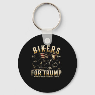 Biker voor Trump 2024 Sleutelhanger