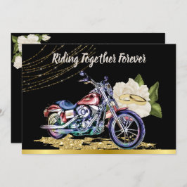 Biker Wedding Uitnodiging