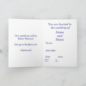 Biker Wedding Uitnodiging (Binnen)