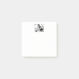 Biker witte notitieblokken post-it® notes