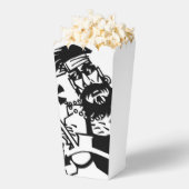 Biker zwarte witte popcorn dozen bedankdoosjes (Popped)