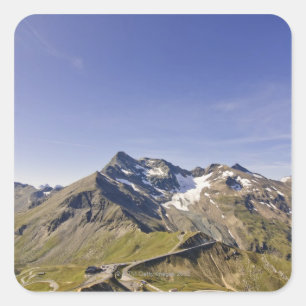 biker ' s point , grossglockner Vierkante Sticker