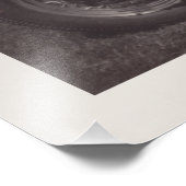 bikerbabe foto afdruk (Hoek)