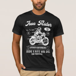 Bikerclub Stijl Iron Rider T-shirt
