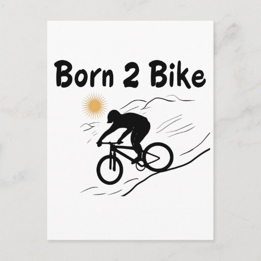Bikerkaart Briefkaart (Voorkant)
