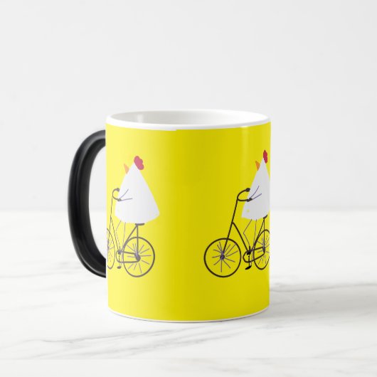 bikerkip magische mok (Voorkant links)