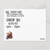 Bikermotor Briefkaart (Achterkant)