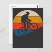 Bikermotorfietsen voor buitengebruik briefkaart (Voorkant / Achterkant)