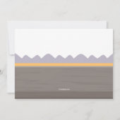 Bikers Birthday Party Invitation Kaart (Achterkant)