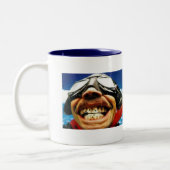 Bikers eten meer knuppels tweekleurige koffiemok (Links)