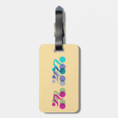 Bikers Freak Bagagelabel (Achterkant verticaal)