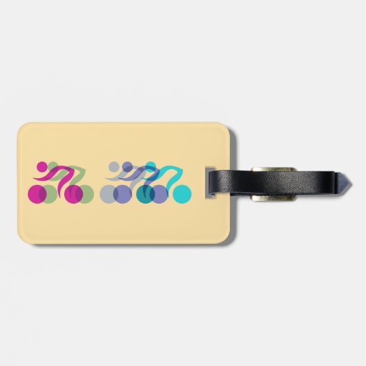 Bikers freak bagagelabel (Achterkant horizontaal)