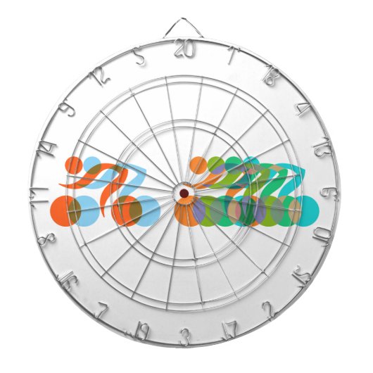 Bikers Freak Dartbord (Voorkant)
