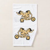 Bikers. Ga ervoor. Bad Handdoek (Handdoek)